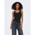 Camiseta Only Onlsara Sharai Lace Tank Noos Preto Mulher