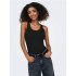 Camiseta Only Onlsara Sharai Lace Tank Noos Preto Mulher