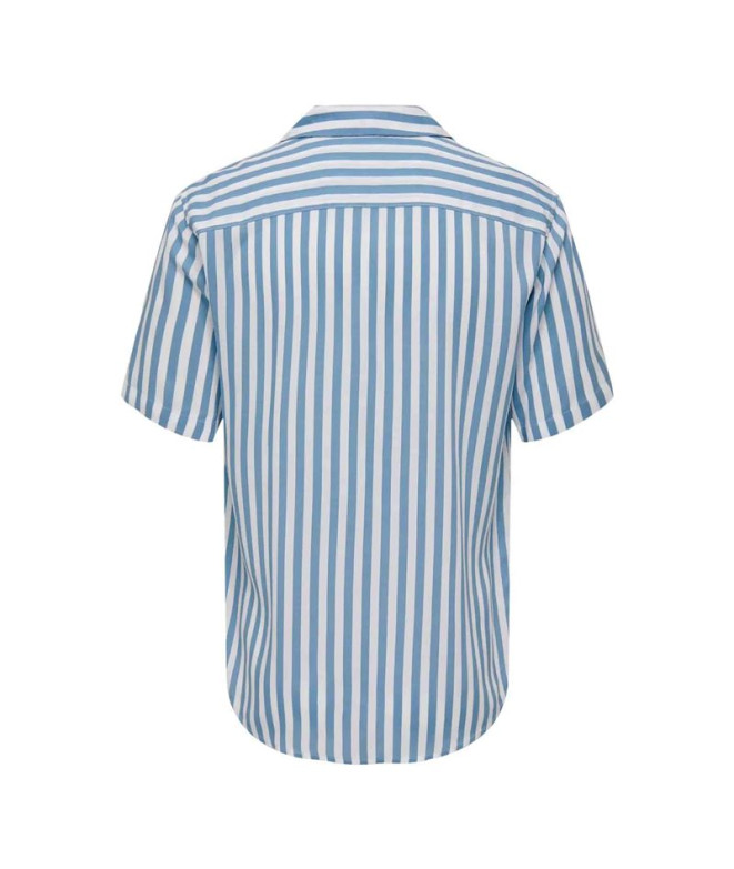 Camisa Only & Sons Onswayne Life Ss Viscose...