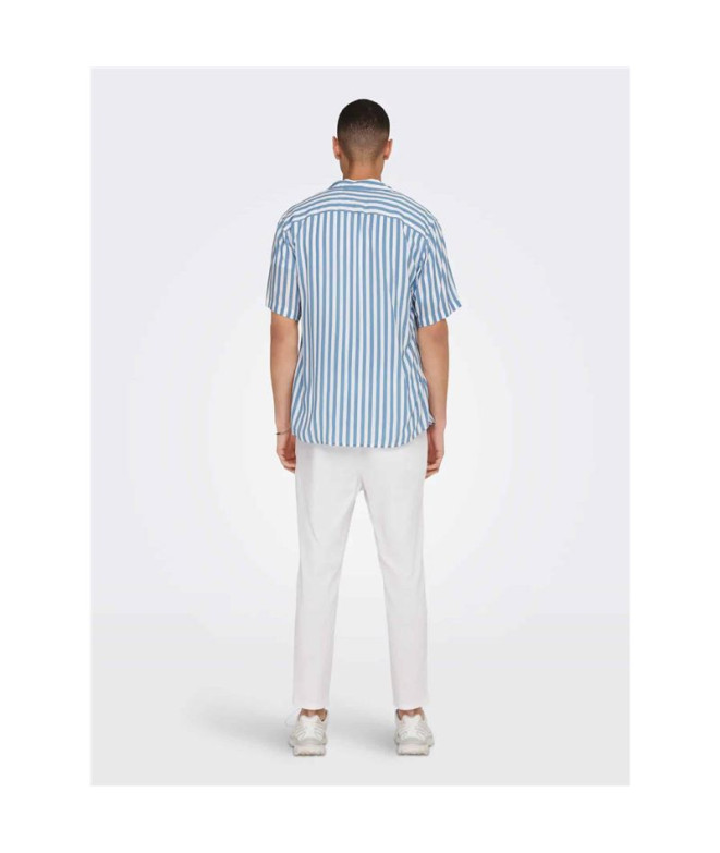 Camisa Only & Sons Onswayne Life Ss Viscose...