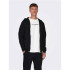 Sudadera Only & Sons Onsceres Zip Thr. ie Noos Black Hombre