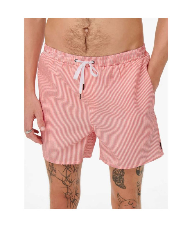 Maillot de bain Only & Sons Onsted Stripe...