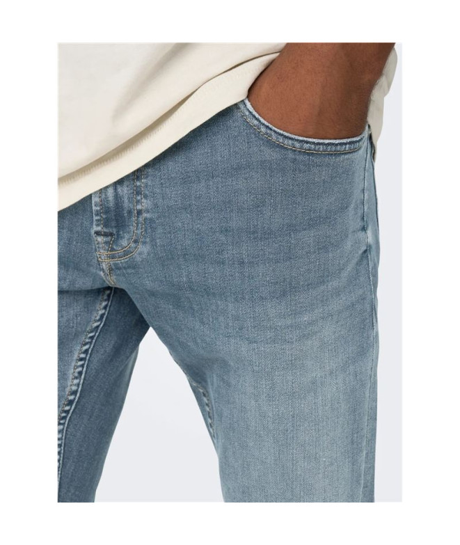 Pantalón Only & Sons Onsloom Slim Blue Grey...