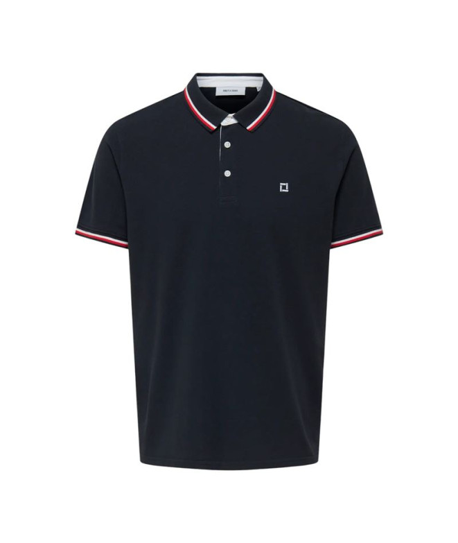 Camiseta Only & Sons Onsfletcher Life Slim Ss Polo Dark Navy :Bri Hombre