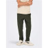 Pantalón Only & Sons Onslinus Crop 0007 Cot Lin Noos Olive Night Hombre