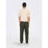 Pantalón Only & Sons Onslinus Crop 0007 Cot Lin Noos Olive Night Hombre