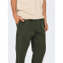 Pantalón Only & Sons Onslinus Crop 0007 Cot Lin Noos Olive Night Hombre