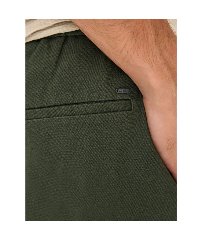 Pantalón Only & Sons Onslinus Crop 0007 Cot Lin...