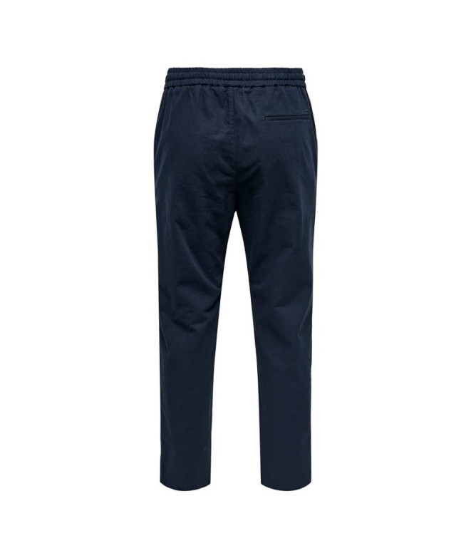 Pantalón Only & Sons Onslinus Crop 0007 Cot Lin...