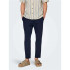 Pantalón Only & Sons Onslinus Crop 0007 Cot Lin Noos Dark Navy Hombre