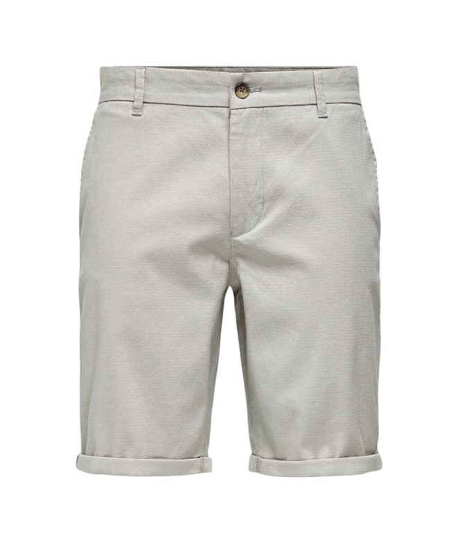 Pantalon Only & Sons Onspeter Dobby 0058 Noos Limestone Homme