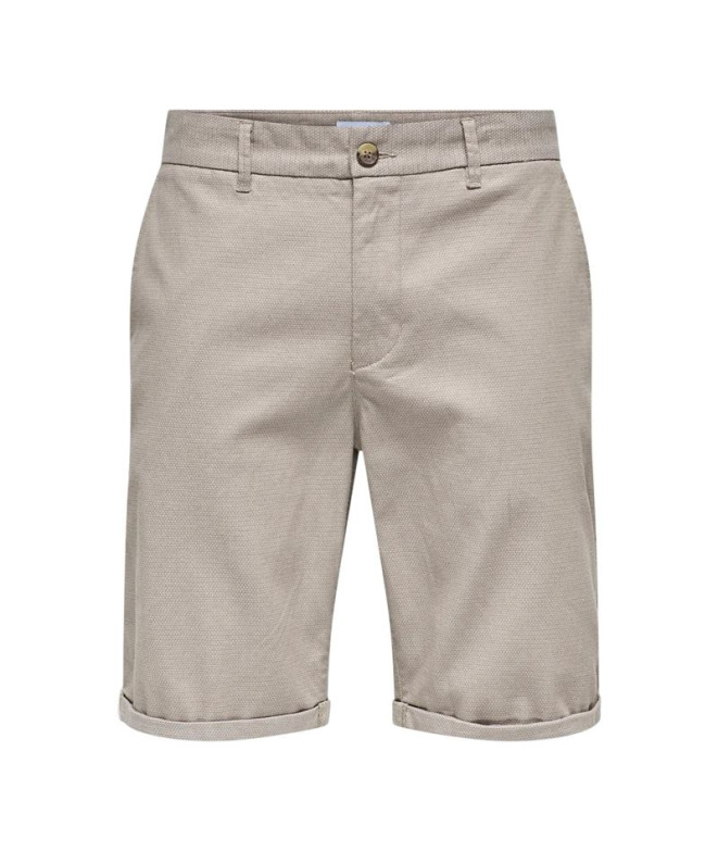 Pantalón Only & Sons Onspeter Dobby 0058 Noos Fallen Rock Hombre