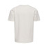 Camiseta Only & Sons Onskian Life Reg Seersucker Ss Noos Cloud Dancer Homem