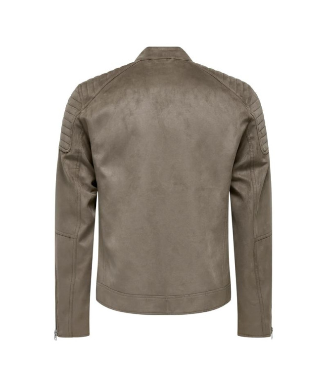Chaqueta Only & Sons Onsgus Faux Suede Racer...