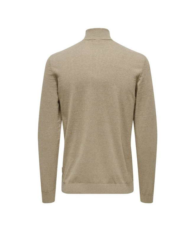 Camiseta Only & Sons Onsloui Reg 12 Mel Half...