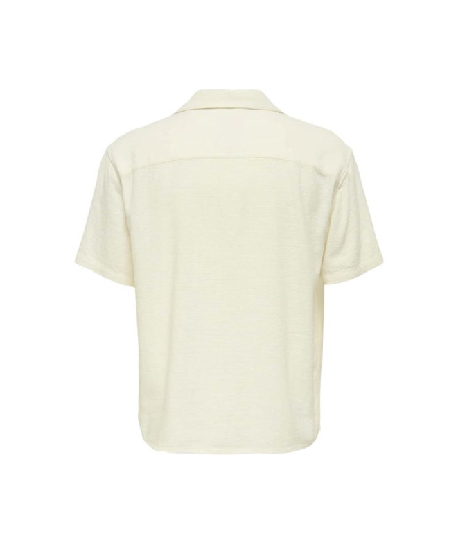 Camisa Only & Sons Onslatham Reg Resort Lin...