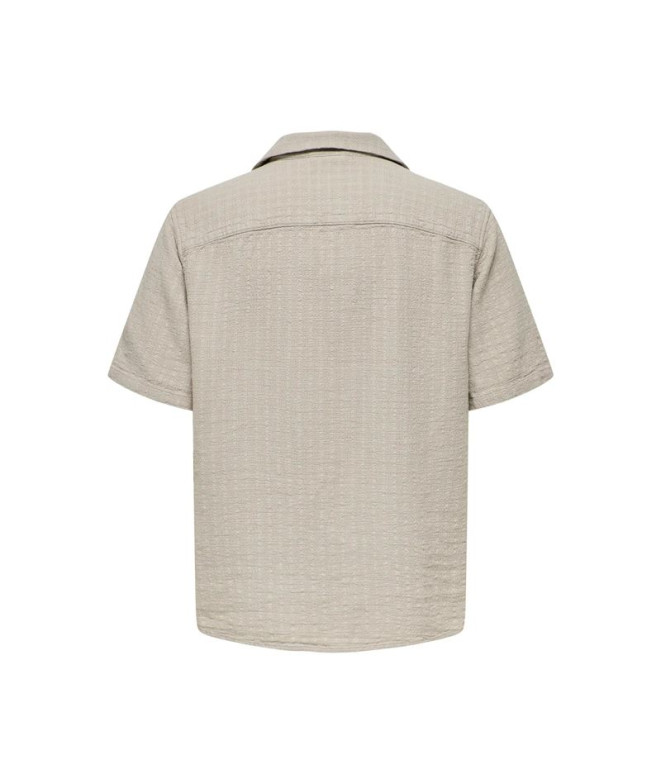 Camisa Only & Sons Onslatham Reg Resort Lin...