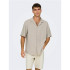 Camisa Only & Sons Onslatham Reg Resort Lin Struc 0257 Noos Silver Lining Hombre
