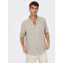 Camisa Only & Sons Onslatham Reg Resort Lin Struc 0257 Noos Silver Lining Hombre