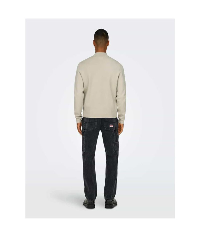 T-shirt Only & Sons Onscooper Half Zip High...