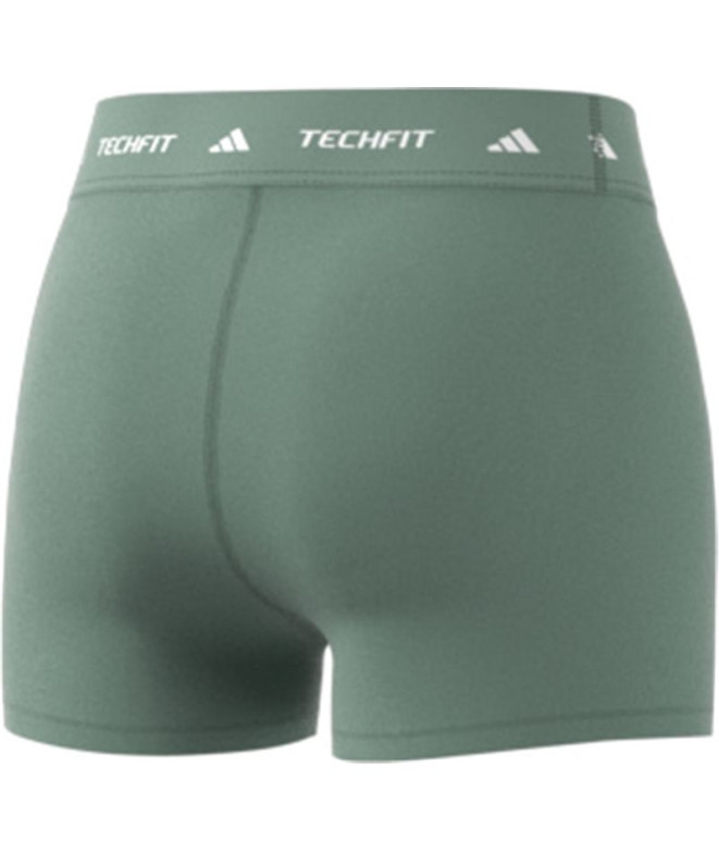 Malhas de Fitness adidas Techfit Sho Mulher Verde