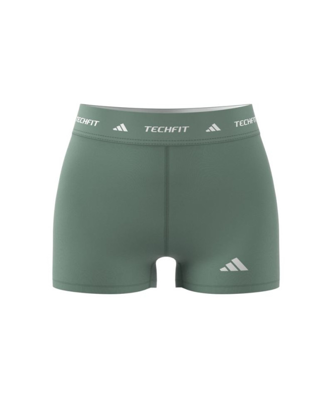 Malhas de Fitness adidas Techfit Sho Mulher Verde