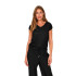 Camiseta Only Onlsilvery S/S V Neck Lurex Noos Black Mujer
