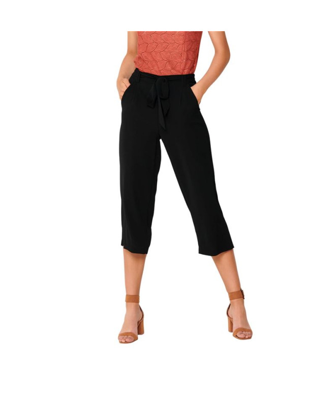 Calça Only Onlwinner Life Culotte Noos Ptm Black Mulher