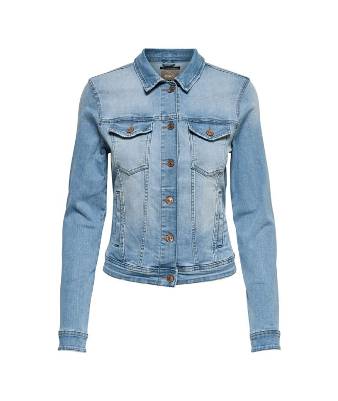 Casaco Only Onltia Dnm Lb Bex179 Noos Mulher Denim Azul Claro