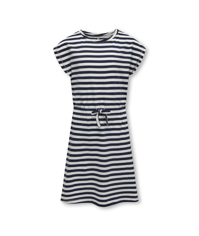 Vestido Only Kogmay Life S/S Noos Navy Blazer Stripes: Infantil