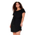 Robe Only Carapril Ss Knee Solid Noos Noir Femme