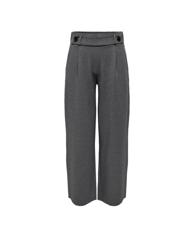 Calça Only Jdygeggo Life New Long Noos Medium Grey Melange Mulher