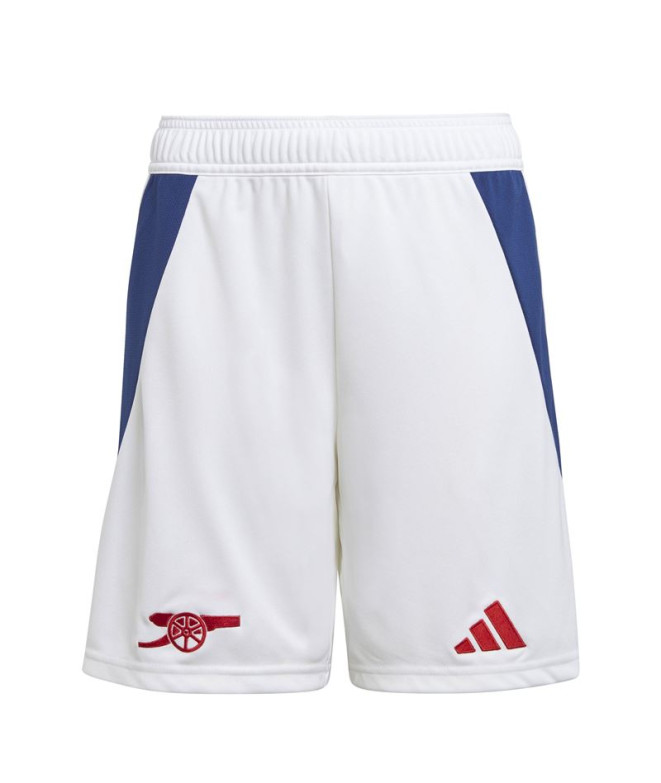 Pantalones de Fútbol adidas Arsenal Fc 24/25 Home Shorts Niño Blanco