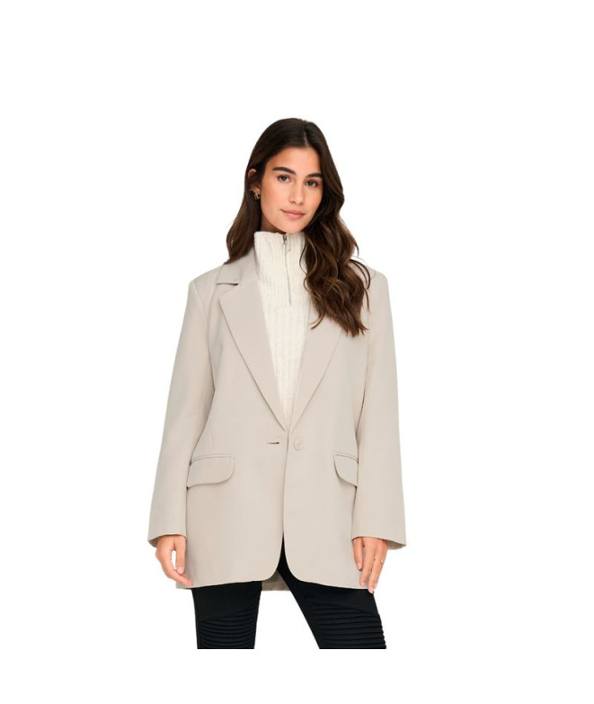 Chaqueta Only Onllana-Berry L/S Ovs Tlr Noos Pumice Stone Mujer