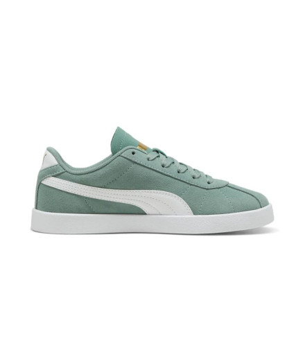 Chaussures Puma Club II Enfant Vert/Blanc 2