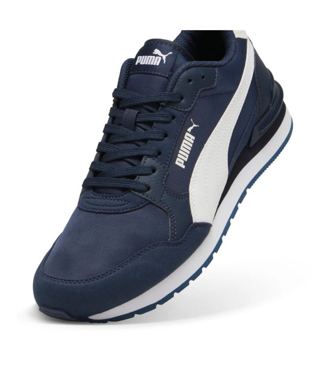 Chaussures de Puma St Runner V4 NL Bleu/Blanc