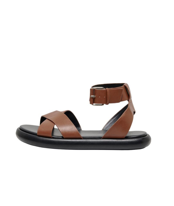 Sandales Only Onlmontana-1 Pu Sandal Noos Cognac Femme