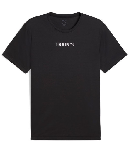 Camiseta de Fitness Puma M Graphics Training Hombre Negro