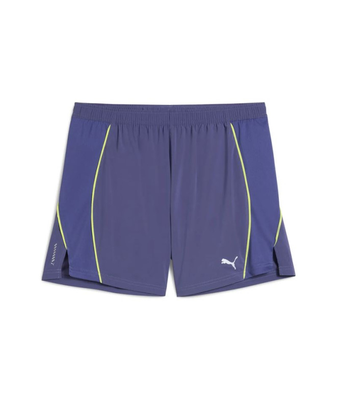 Pantalones de Running Puma M Run Velocity 5" Short Hombre Azul Cristal