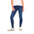 Pantalones Only Onlpower Mid Sk Pushup Dnm Tai012 Noos Dark Blue Denim Mujer
