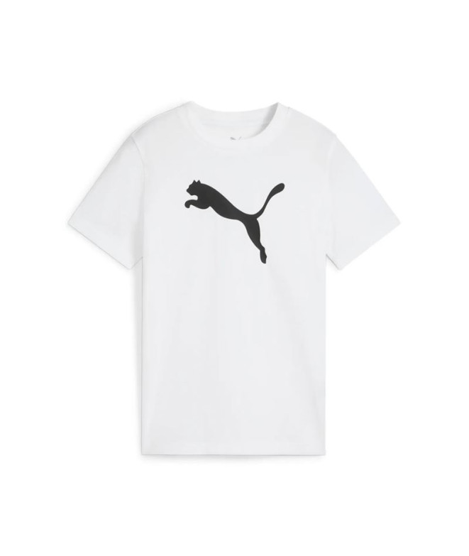 Camiseta Puma Essentials Cat Logo B, Whi Niño