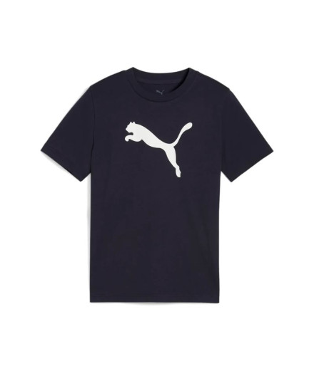 Camiseta Puma Essentials Cat Logo B Niño Marino