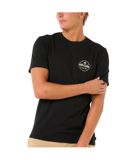 Camiseta Rip Curl Staple Negro