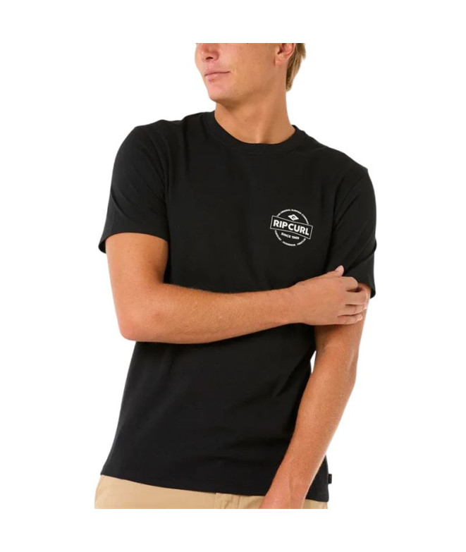 Camiseta Rip Curl Staple Preto