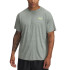T-shirt à manches courtes de Fitness Under Armour Tech Textured Ss Homme Vert