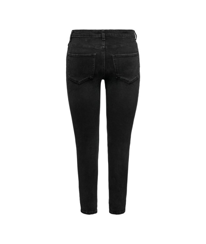 Pantalones Only Jdyfina Mw Skinny Ankle Jns Blk...