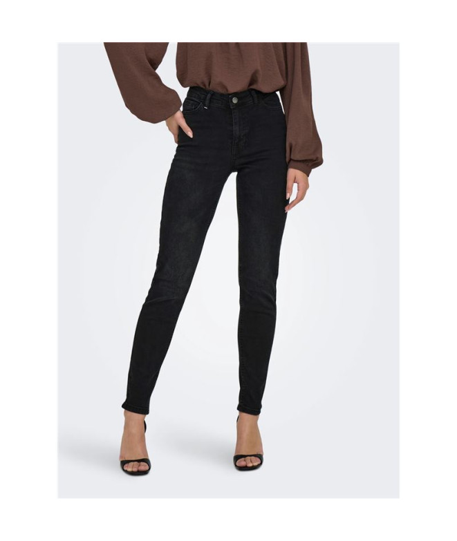 Pantalones Only Jdyfina Mw Skinny Ankle Jns Blk...