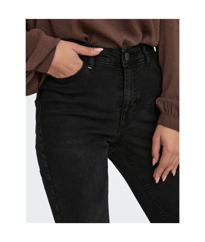 Pantalones Only Jdyfina Mw Skinny Ankle Jns Blk...
