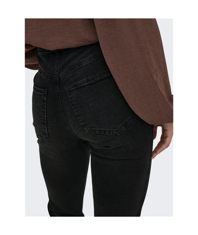 Pantalones Only Jdyfina Mw Skinny Ankle Jns Blk...