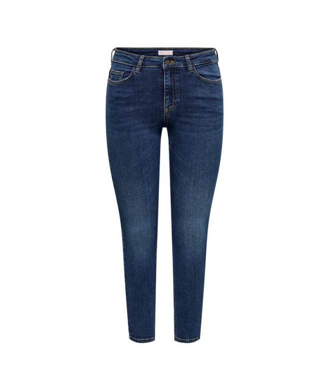 Pantalones Only Jdyfina Mw Skinny Ank Jns Db Noos Dnm Mujer Dark Blue Denim